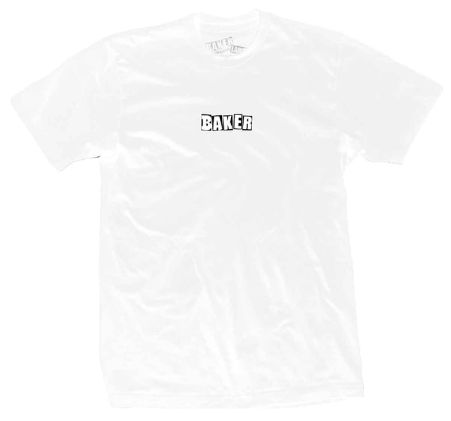 Baker T-Shirt Brand Logo White