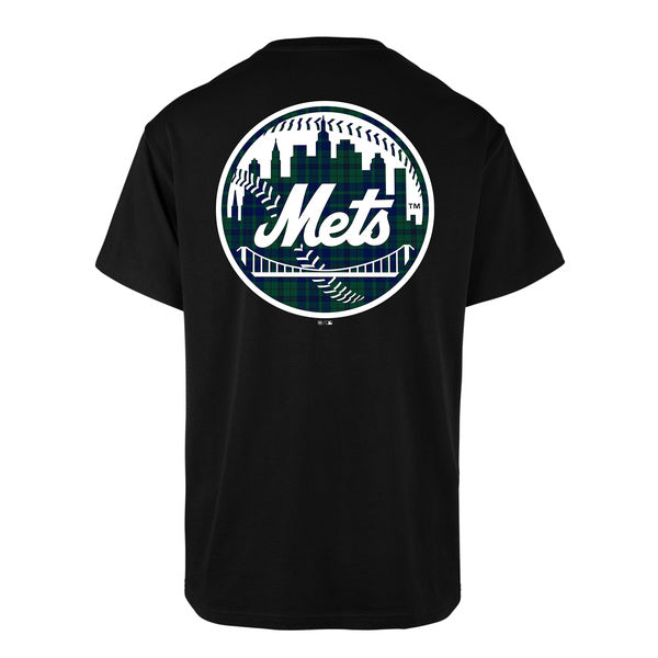 Tee-shirt 47 Brand MLB New York Mets Windowpane Backer Echo Black