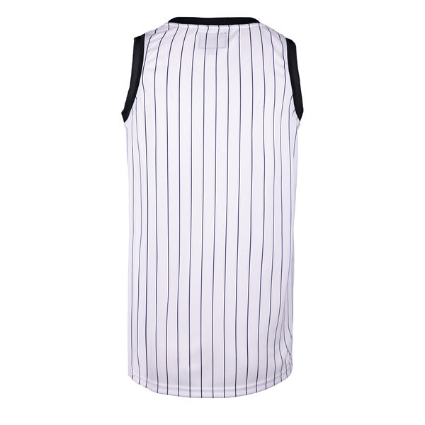 Tee-shirt 47 Brand Tank MLB New York Yankees Pinstriped Grafton White Wash