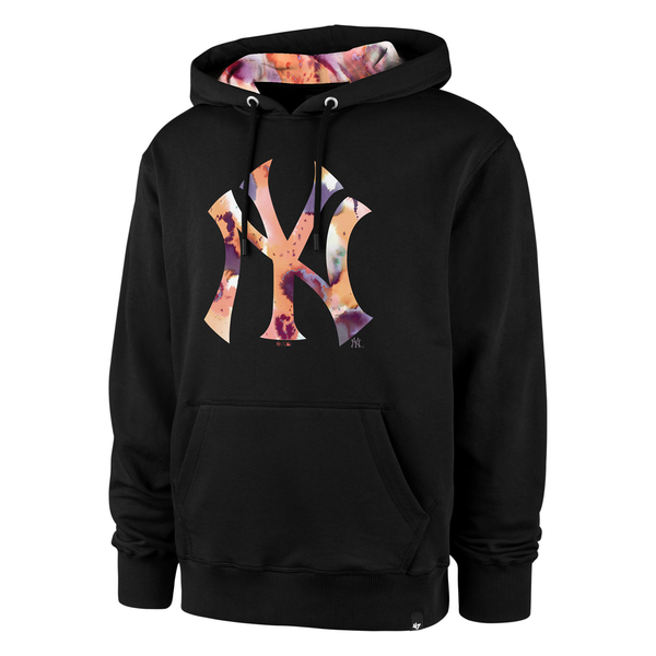 Sweat à capuche 47 Brand MLB New York Yankees Day Glow Pop Helix Jet Black