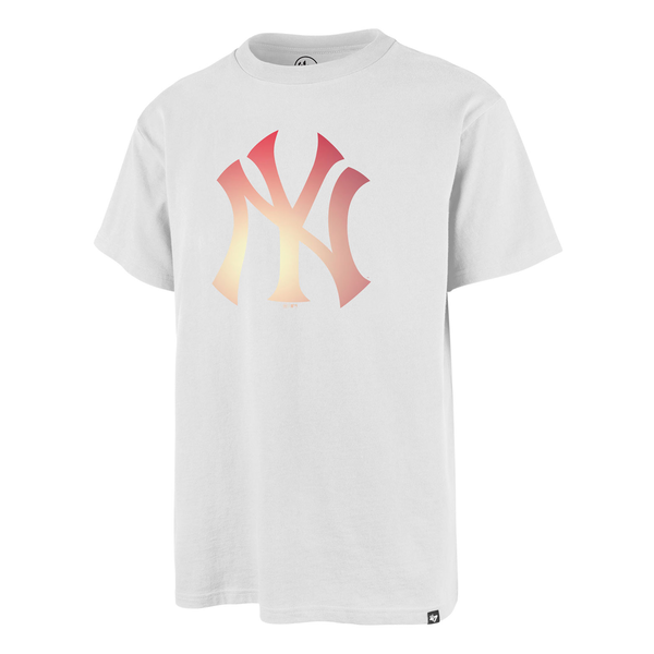 Tee-shirt 47 Brand MLB Newyork Yankees Echo White Wash
