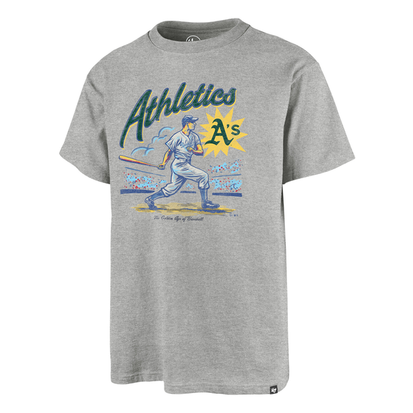 Tee-shirt 47 Brand MLB Athletics Echo Cinderblock