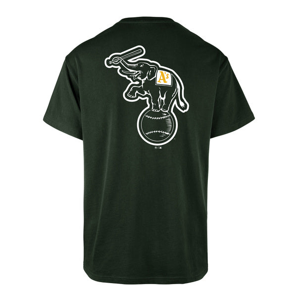 Tee-shirt 47 Brand MLB Oakland Athletics Backer Echo Dark Green