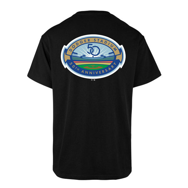 Tee-shirt 47 Brand MLB Los Angeles Dodgers Backer Jet Black2