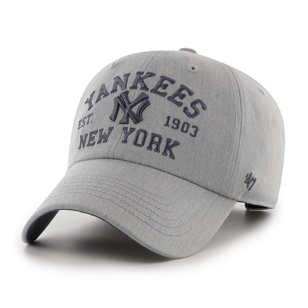 Casquette 47 Brand MLB New York Yankees Maulden Arch Clean Up Grey