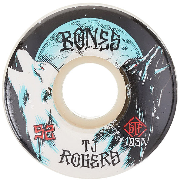Bones Wheels (Jeu De 4) Stf 52Mm V3 Rogers Howl 103A Slims