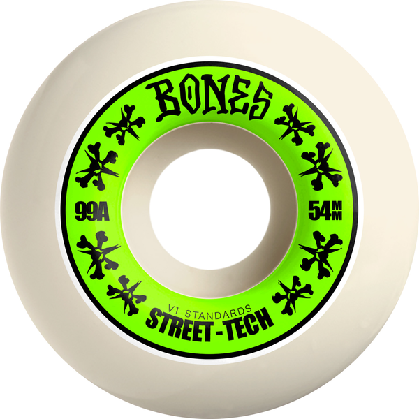 Bones Wheels (Jeu De 4) Stf 54Mm V1 Standards 99A