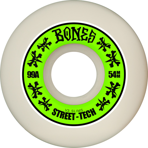Bones Wheels (Jeu De 4) Stf 54Mm V3 Slims 99A