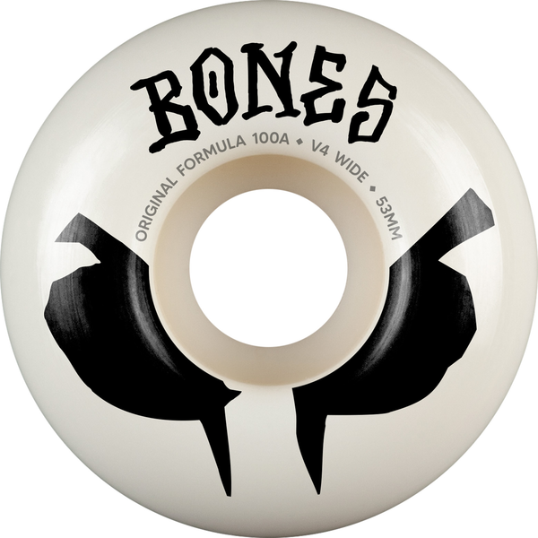 Bones Wheels (Jeu De 4) 100'S 53Mm V4 Wides 100A
