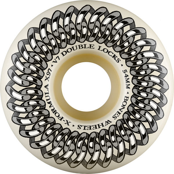 Bones Wheels (Jeu De 4) Xf 54Mm V7 97A Double Lock