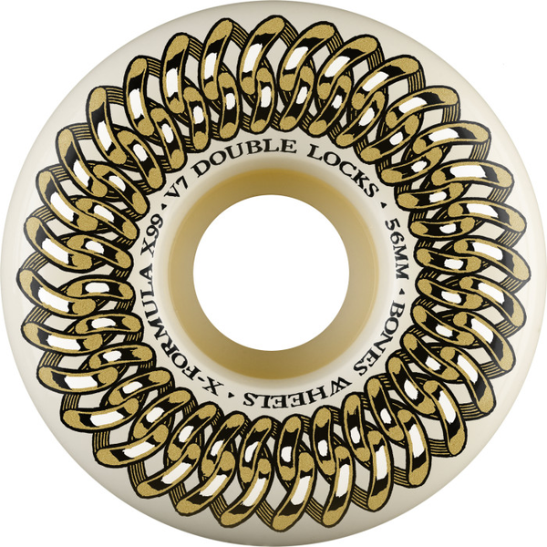 Bones Wheels (Jeu De 4) Xf 56Mm V7 99A Double Lock