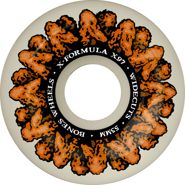 Bones Wheels (Jeu De 4) Xf 53Mm V6 97A Wingin It Widecut