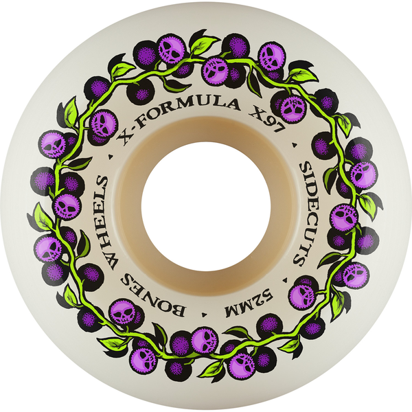 Bones Wheels (Jeu De 4) Xf 52Mm V5 97A Skull Berries Sidecut