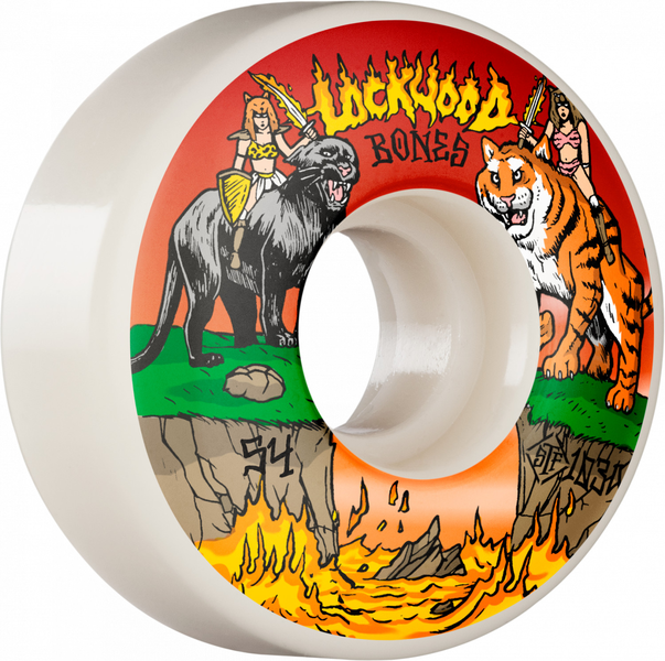 Bones Wheels (Jeu De 4) Stf 54Mm V3 Lockwood Catfight 103A