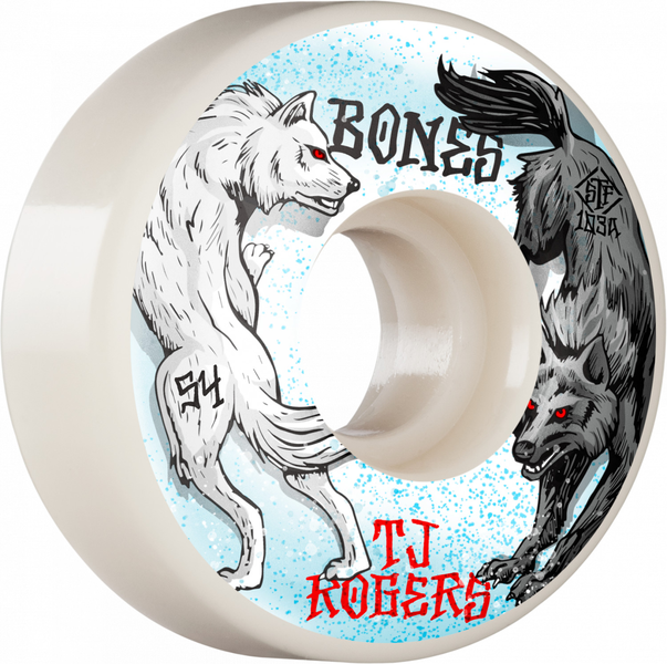 Bones Wheels (Jeu De 4) Stf 54Mm V3 Rogers Arctic Battl 103A