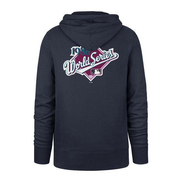 Sweat à capuche 47 Brand MLB Losangeles Dodgers Imprint Backer Burn Litnavy