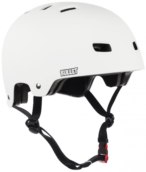 Bullet Helmet (Casque) Matt White + Mousses