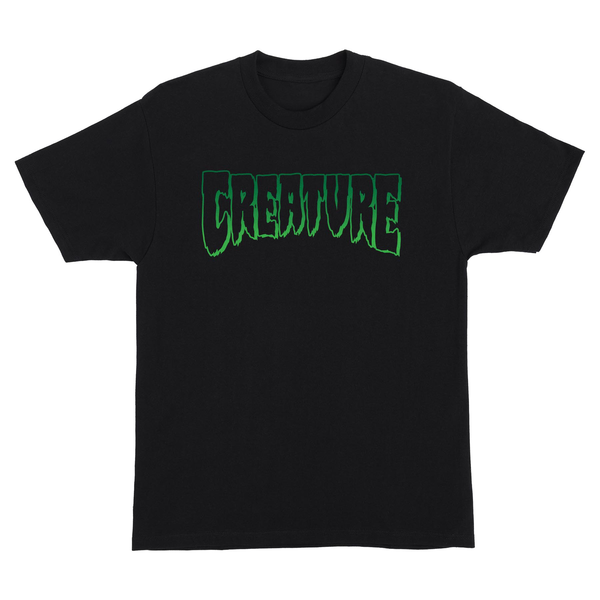 Creature T-Shirt Logo Outline Ss Black