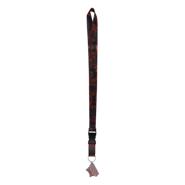 Creature Keychain Cannibal Corpse Lanyard Red Black