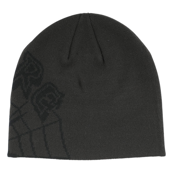 Bonnet Creature Web Skull Cap Charcoal