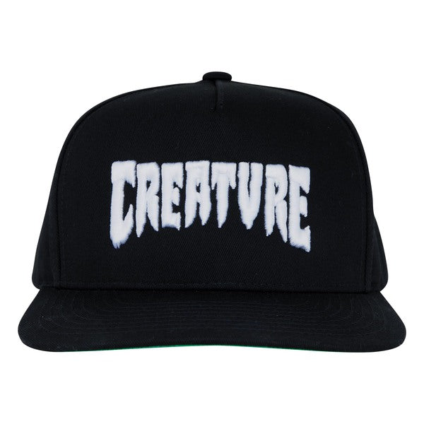 Casquette snapback Creature Mono Logo Black