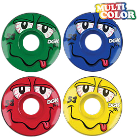 Dgk Wheels (Jeu De 4) 52Mm Drizzle Multi Color 101A