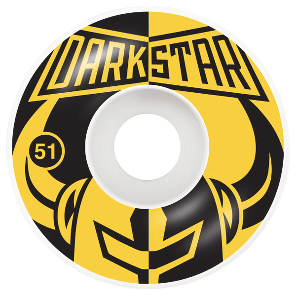 Darkstar Wheels (Jeu De 4) 51Mm Divides Mustard 101A