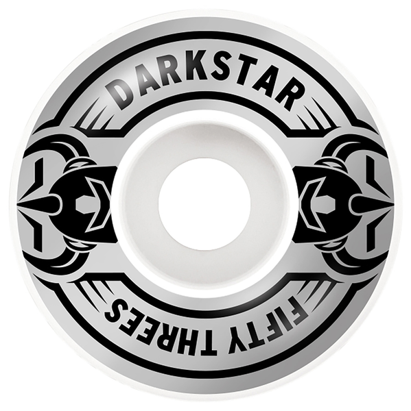 Darkstar Wheels (Jeu De 4) 53Mm Quarter Silver 101A