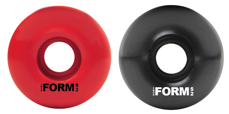 Form Wheels (Jeu De 4) Black Red 52Mm 101A