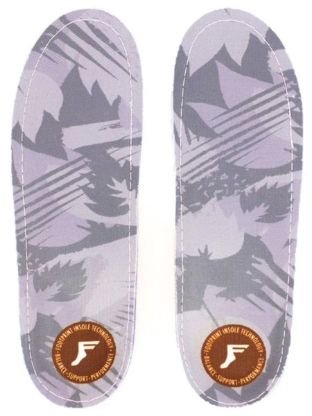 Footprint Insole Gamechangers Custom Orthotics Grey Camo 3Mm