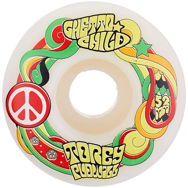 Ghetto Child Wheels (Jeu De 4) 52Mm Pudwill Peace 101A