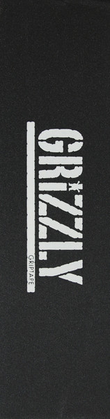 Grizzly Grip Plaque Stamp Print White