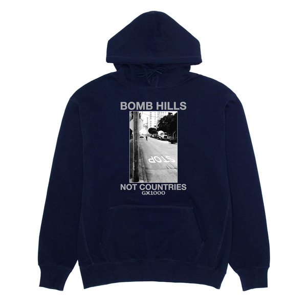 Gx1000 Sweat Bomb Hills Not Countries Hood Navy Grey Font