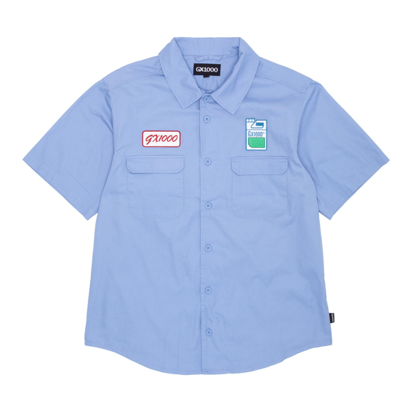 Gx1000 Chemise Fertilizer Ss Button Down Light Blue