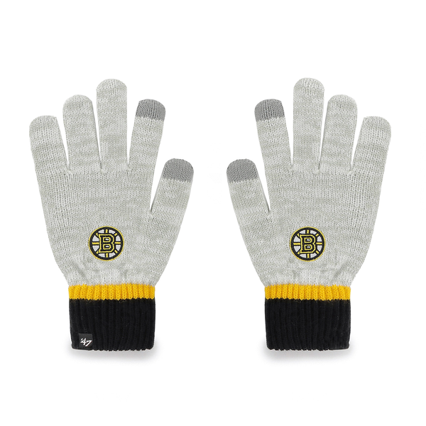 Gants 47 Brand NHL Boston Bruins Deep Zone Grey
