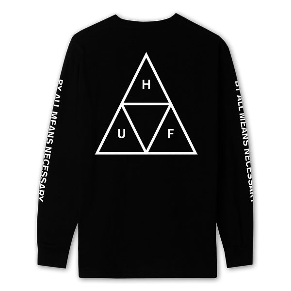Tee-shirt manches longues Huf Essential TT Black