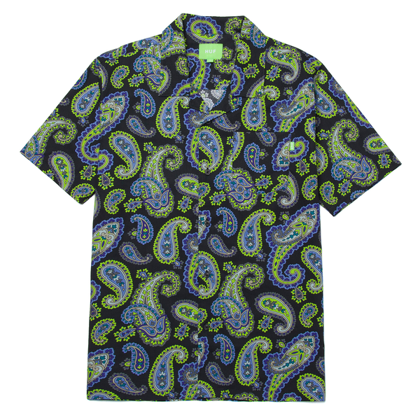 Chemise Huf SS Paisley Black