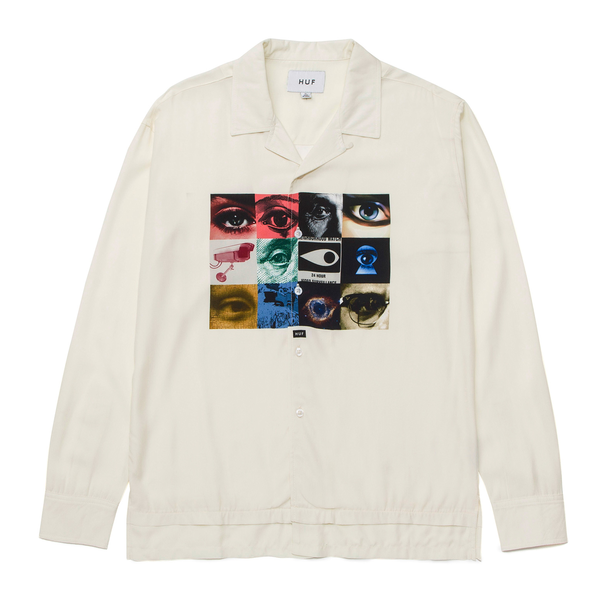 Chemise Huf LS WO Realize Top Off White