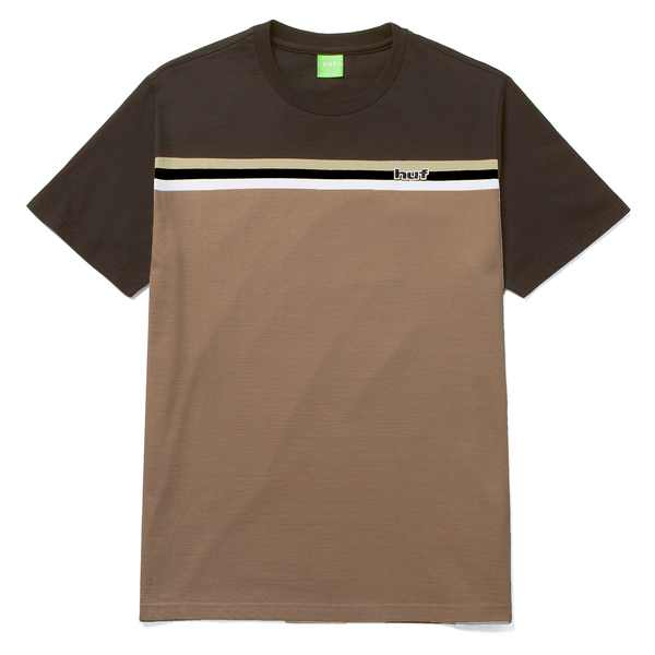 Tee-shirt Huf Lido Stripe Knit Top Toffee SS
