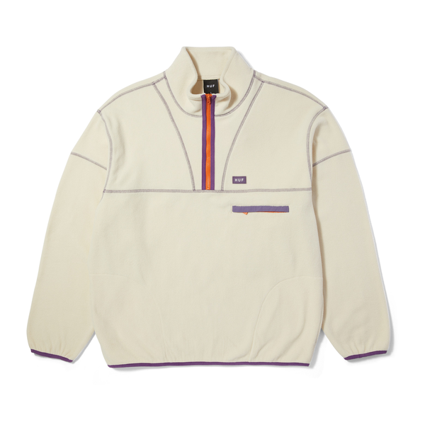 Veste Huf Sweat Elysian Quarter Zip Fleece Bone