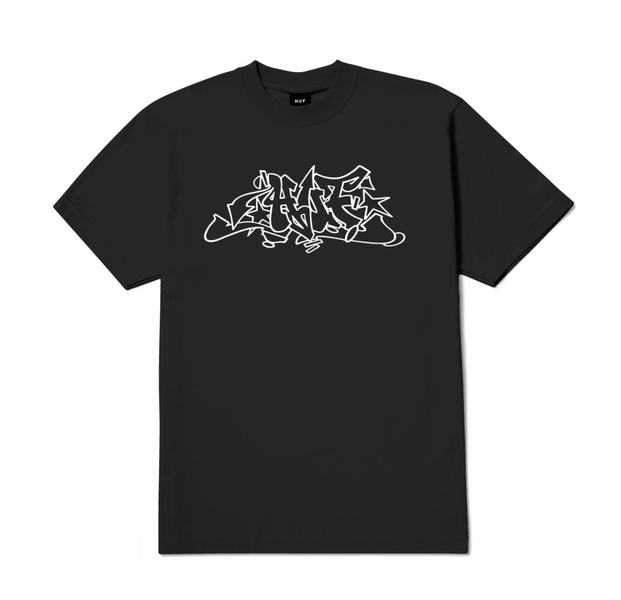 Tee-shirt Huf PP Outlines SS Black
