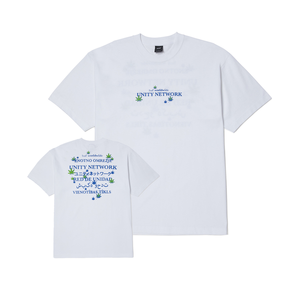 Tee-shirt Huf Unity Network SS White