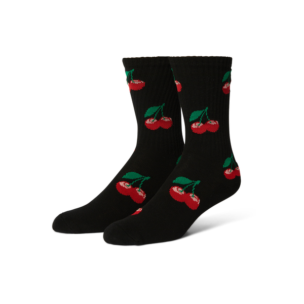 Chaussettes Huf Cherry Bomb Crew Black
