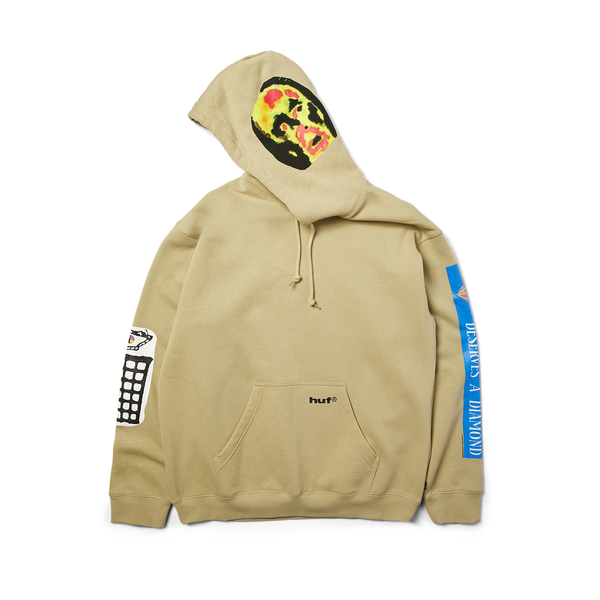 Sweat à capuche Huf Gimme The Loot Sand