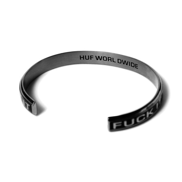 Bracelet Huf Fuck It Silver