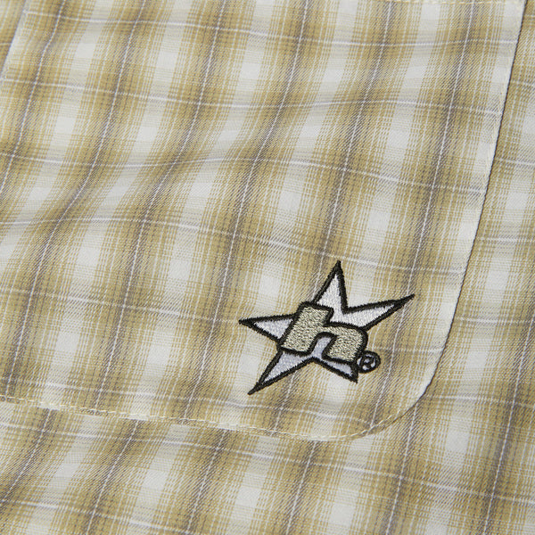Chemise Huf H Star LS Plaid Putty