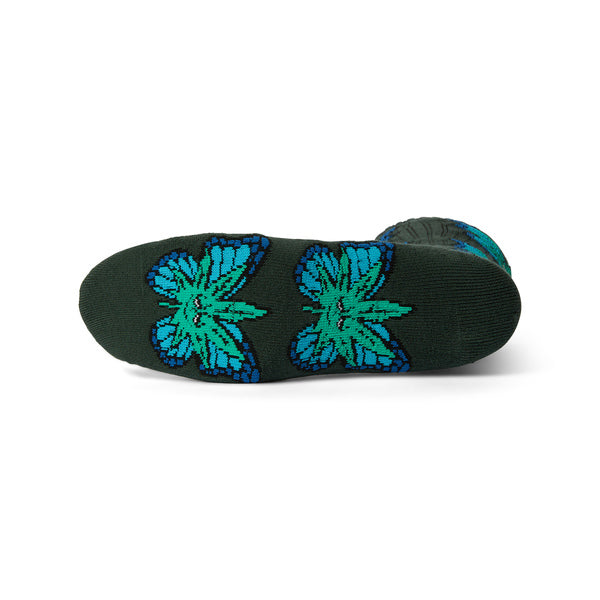 Chaussettes Huf Green Budderfly Forest Green