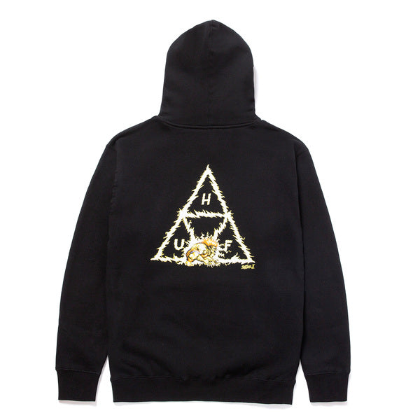 Sweat à capuche Huf Blanka TT Black