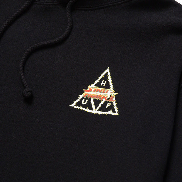 Sweat à capuche Huf Blanka TT Black
