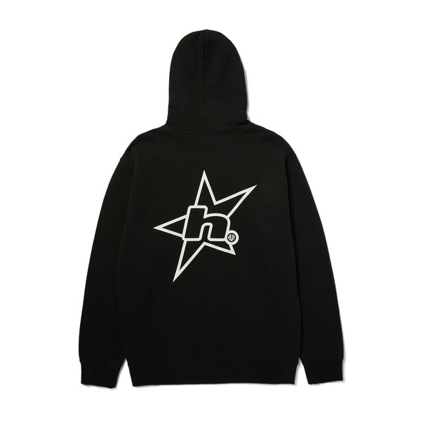 Sweat à capuche Huf H Star Black